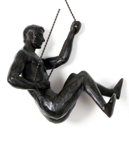 abseiling-man-looking-down-ornament-blackat Willow and Wine!