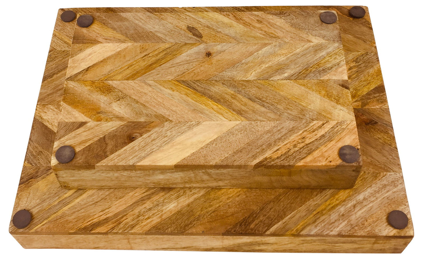 herringbone-square-wood-rustic-trays-set-of-2at Willow and Wine!