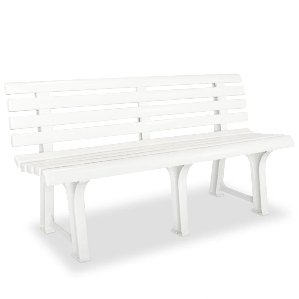 Garden Bench 145.5 cm Plastic Green at Willow and Wine