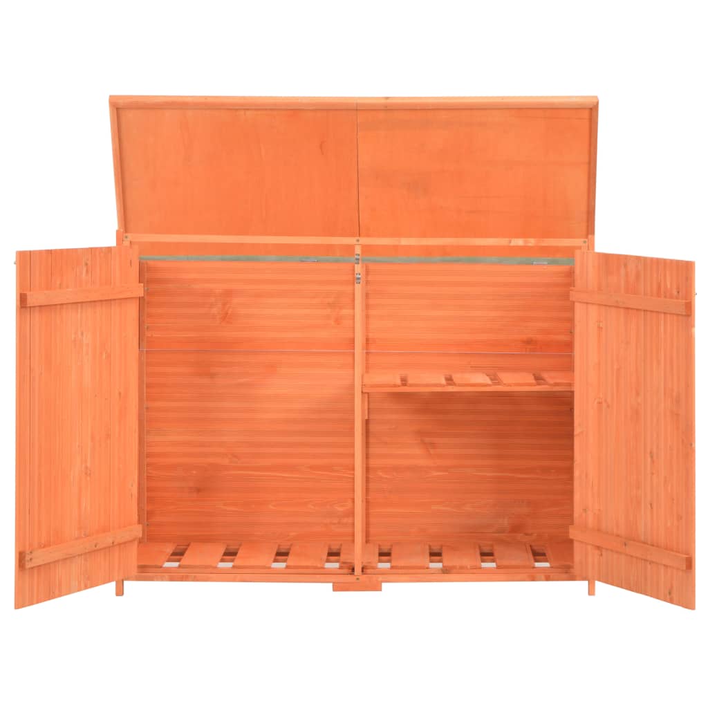 Garden Storage Shed 120x50x91 cm Wood Willow and Wine