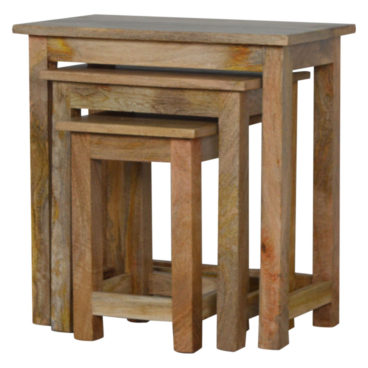 country-solid-wood-stool-set-of-3at Willow and Wine!