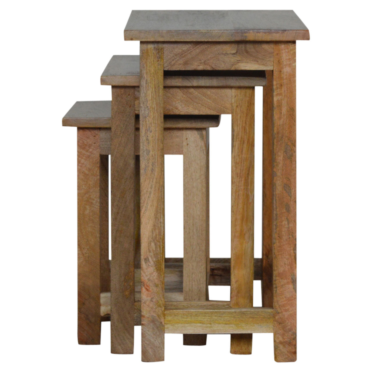 country-solid-wood-stool-set-of-3at Willow and Wine!