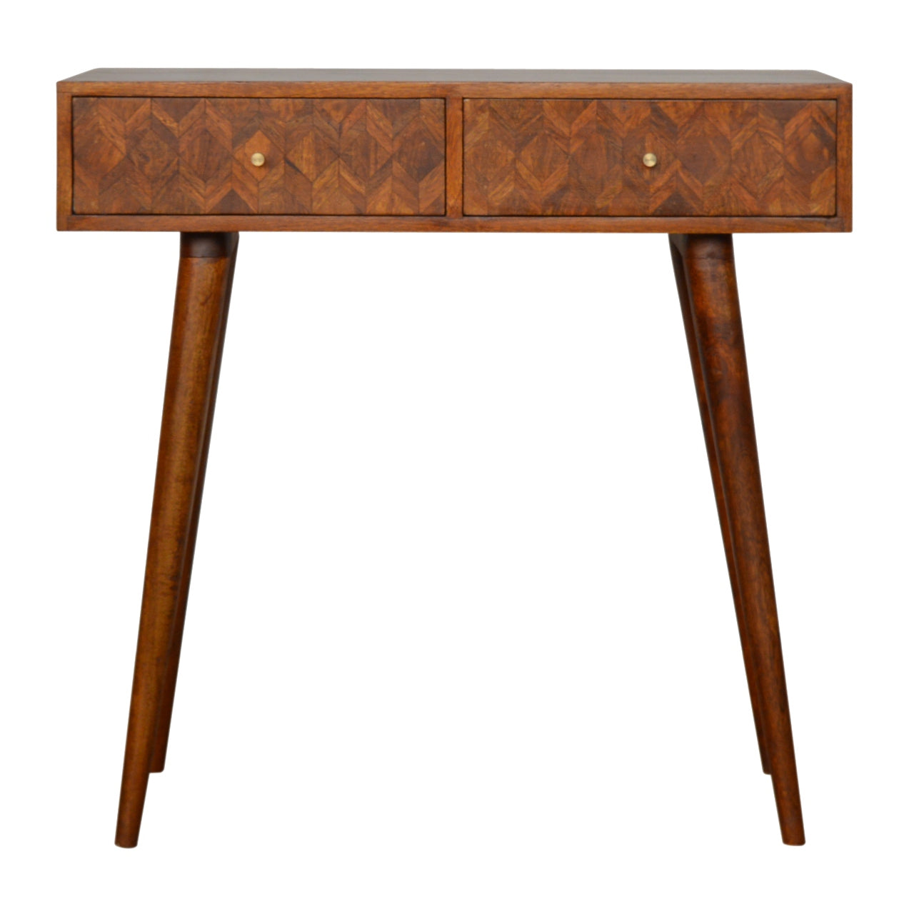 Assorted Chestnut Console Table