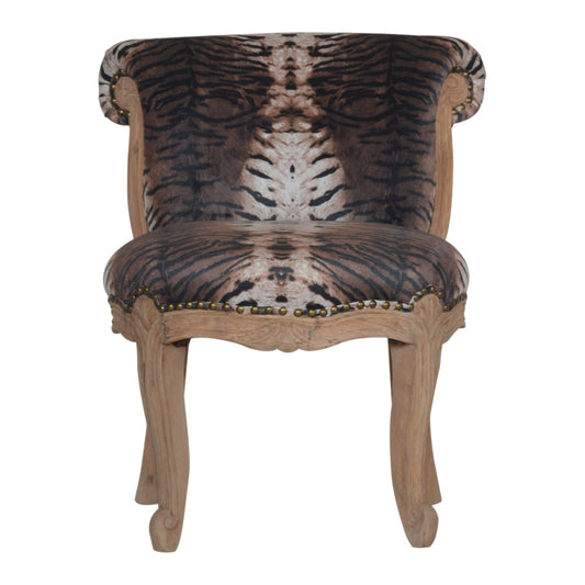 tiger-printed-studded-chair-1at Willow and Wine!