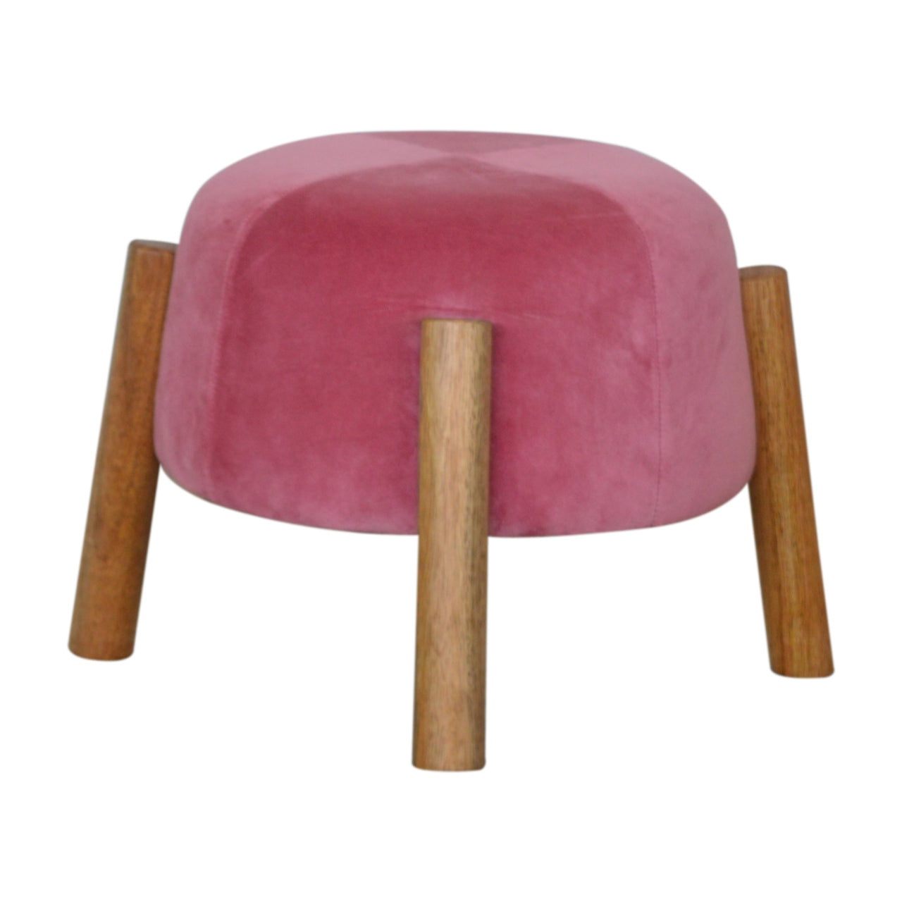 pink-velvet-cone-footstool-1at Willow and Wine!