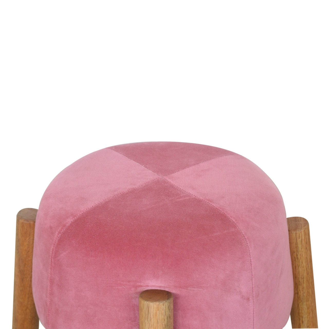 pink-velvet-cone-footstool-1at Willow and Wine!