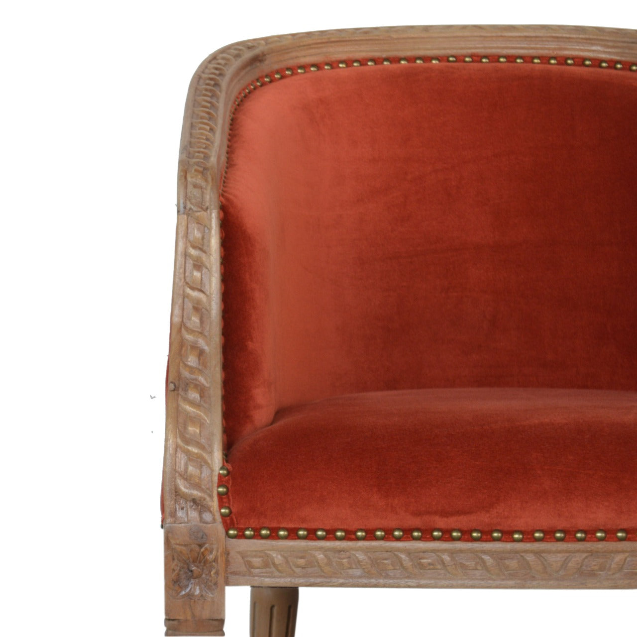 rust-velvet-occasional-chairat Willow and Wine!