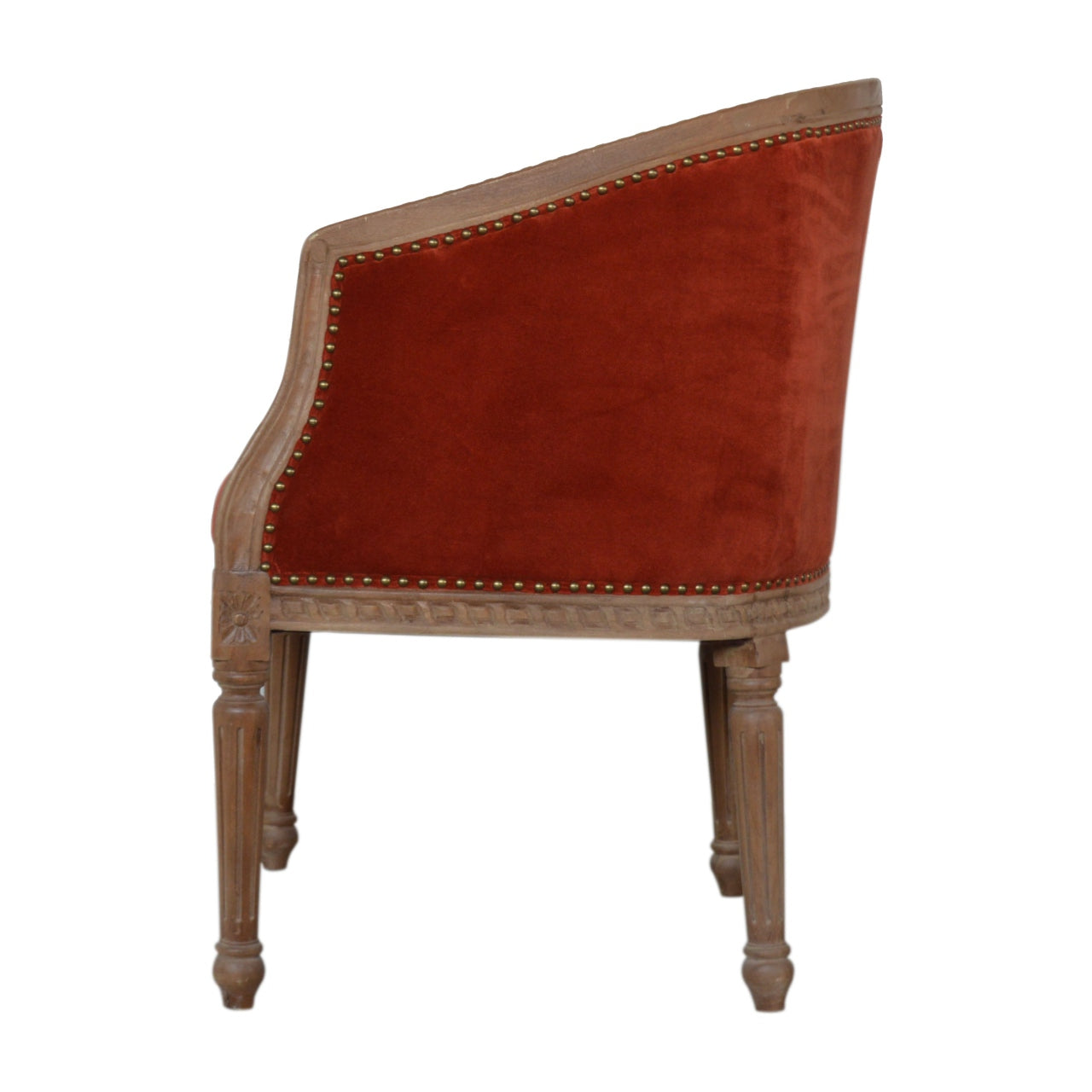 rust-velvet-occasional-chairat Willow and Wine!