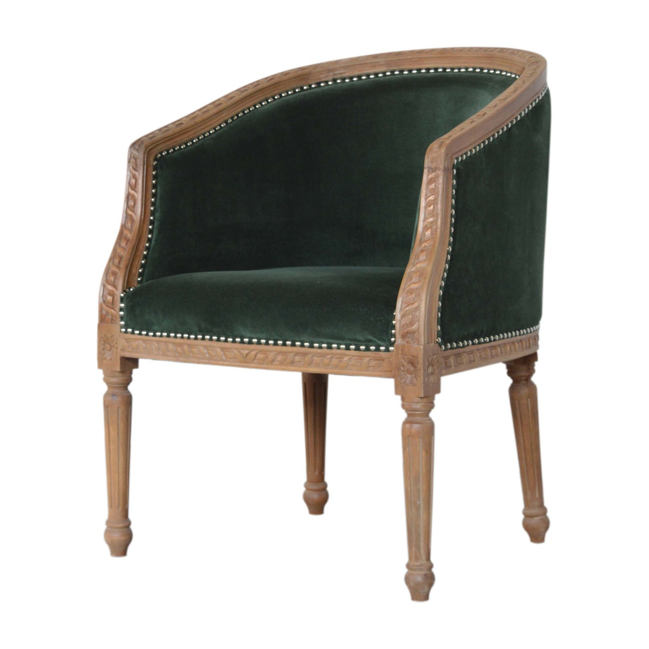 emerald-velvet-occasional-chairat Willow and Wine!