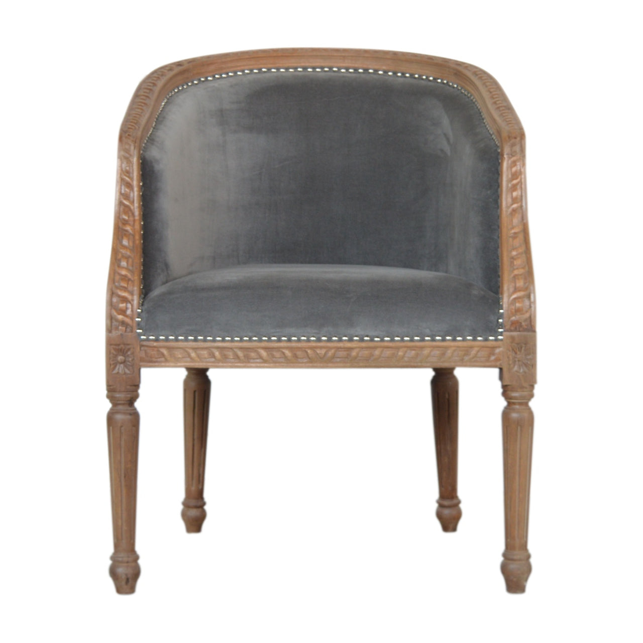 grey-velvet-occasional-chairat Willow and Wine!