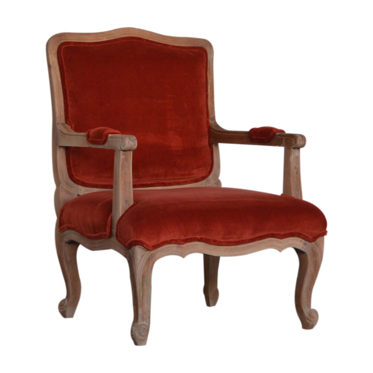 brick-red-velvet-french-style-chairat Willow and Wine!