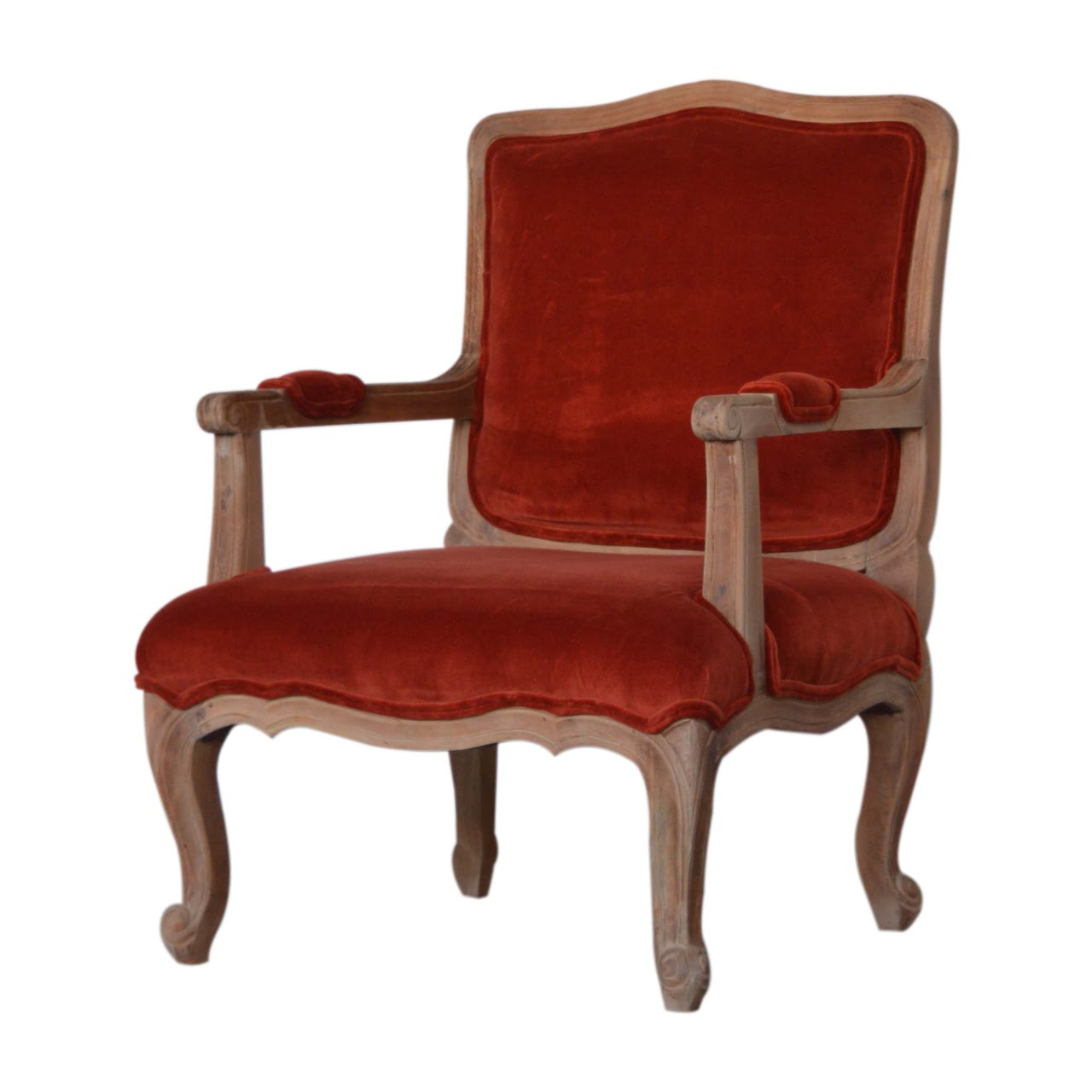 brick-red-velvet-french-style-chairat Willow and Wine!