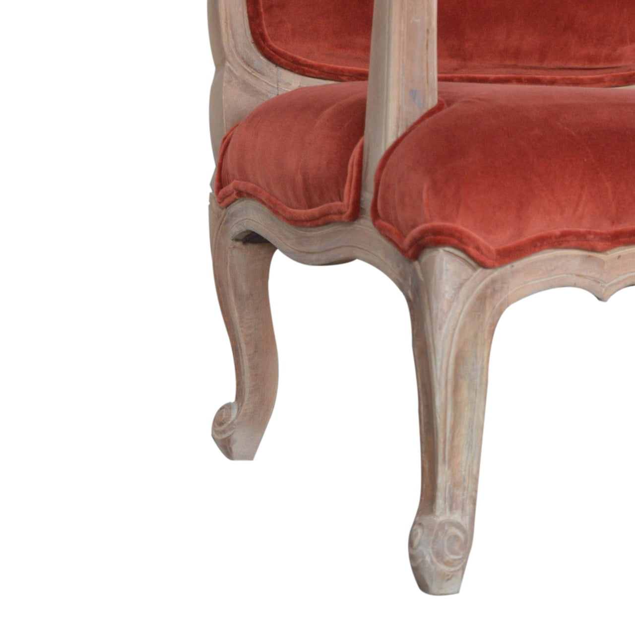 brick-red-velvet-french-style-chairat Willow and Wine!