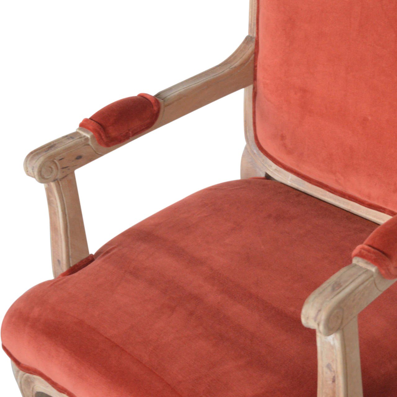 brick-red-velvet-french-style-chairat Willow and Wine!