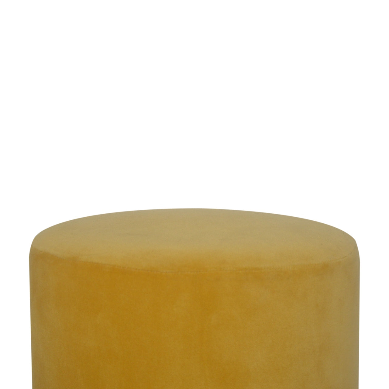 mustard-velvet-wooden-footstool-1at Willow and Wine!