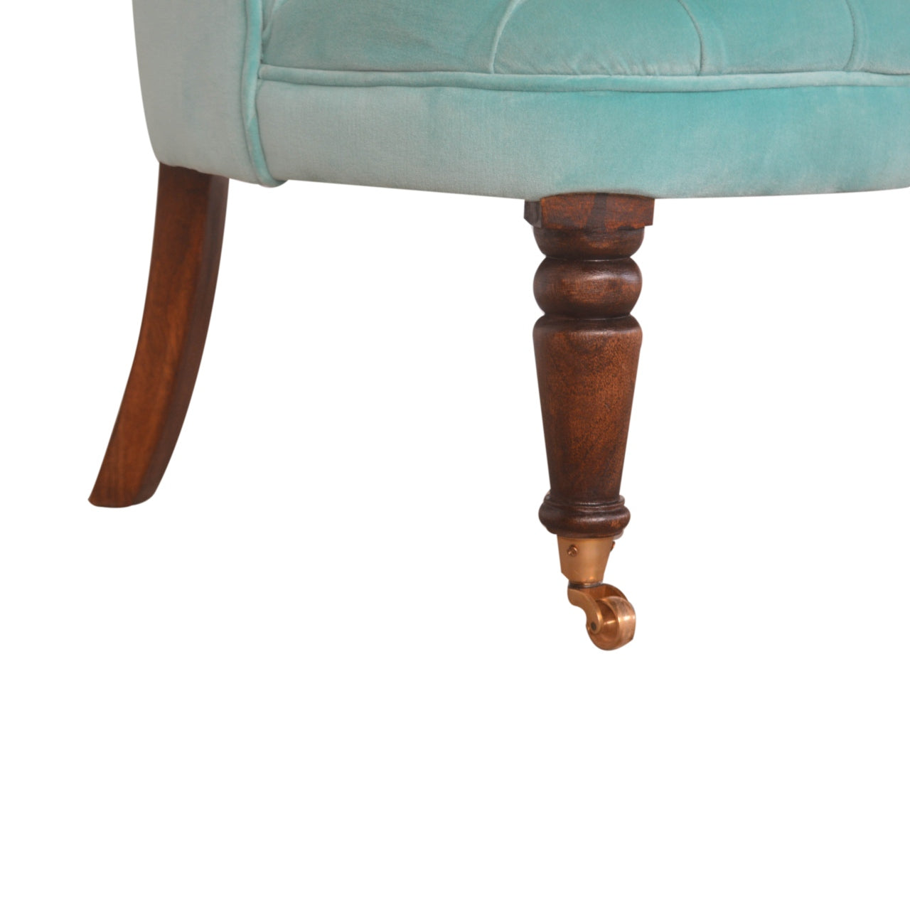 turquoise-velvet-accent-chairat Willow and Wine!