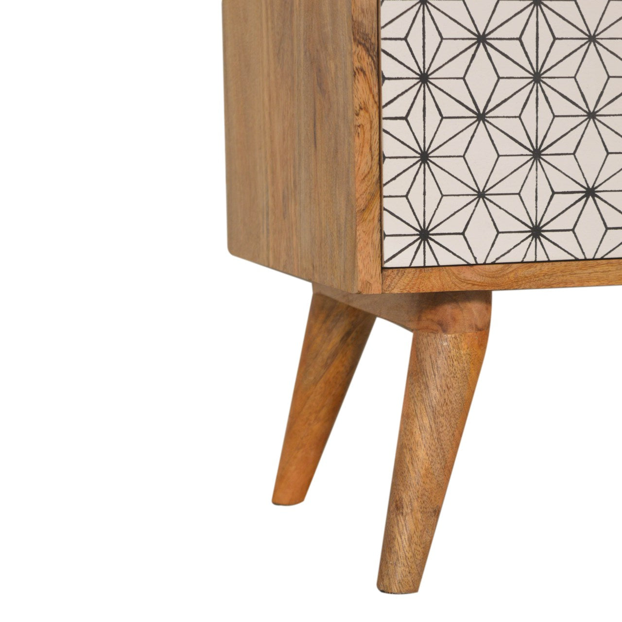 geo-screen-printed-2-tone-bedside-1at Willow and Wine!