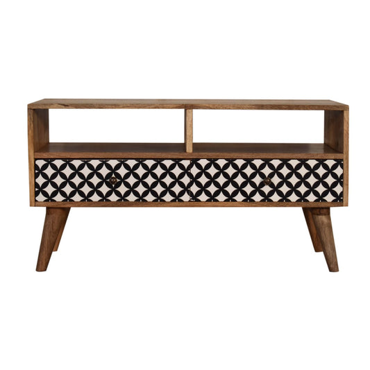 Diamond Screen Printed TV Unit