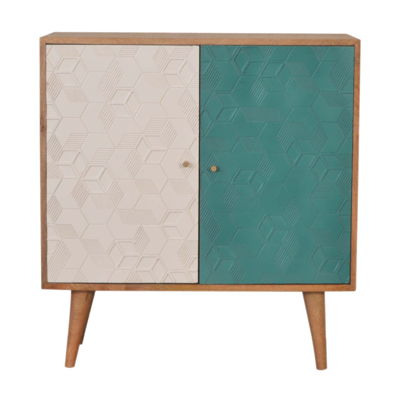 acadia-teal-and-white-cabinetat Willow and Wine!