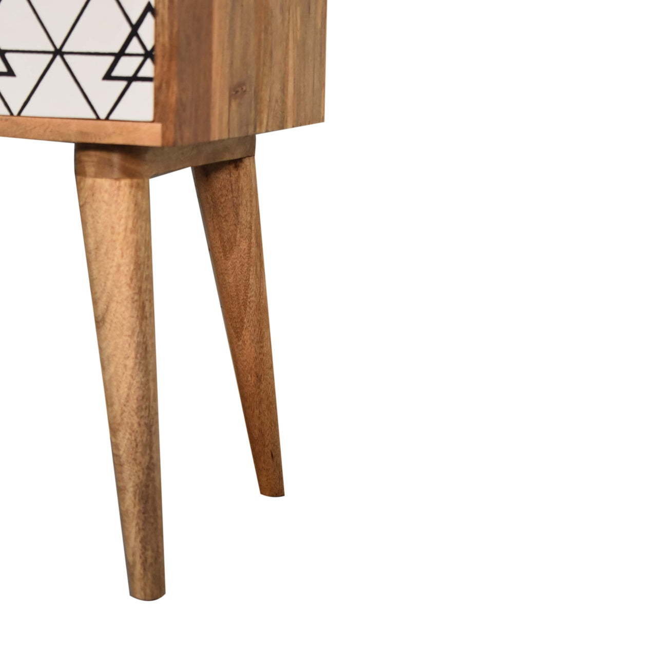 Triangular Printed Bedside