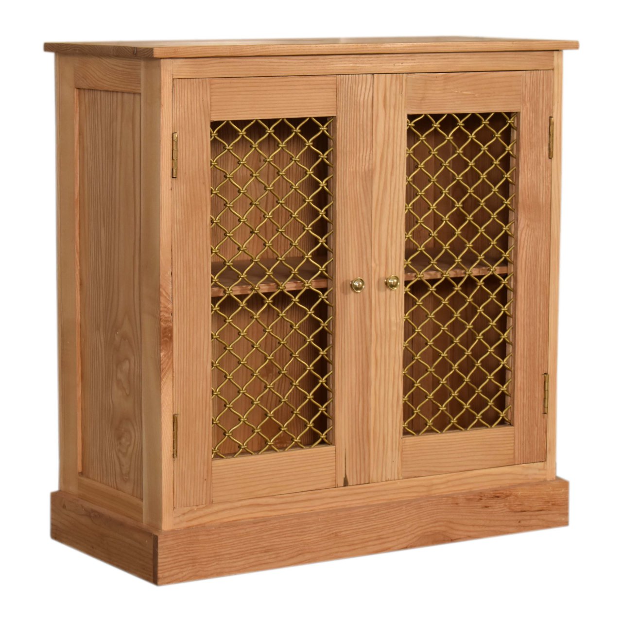 Caged Oak-ish Cabinet