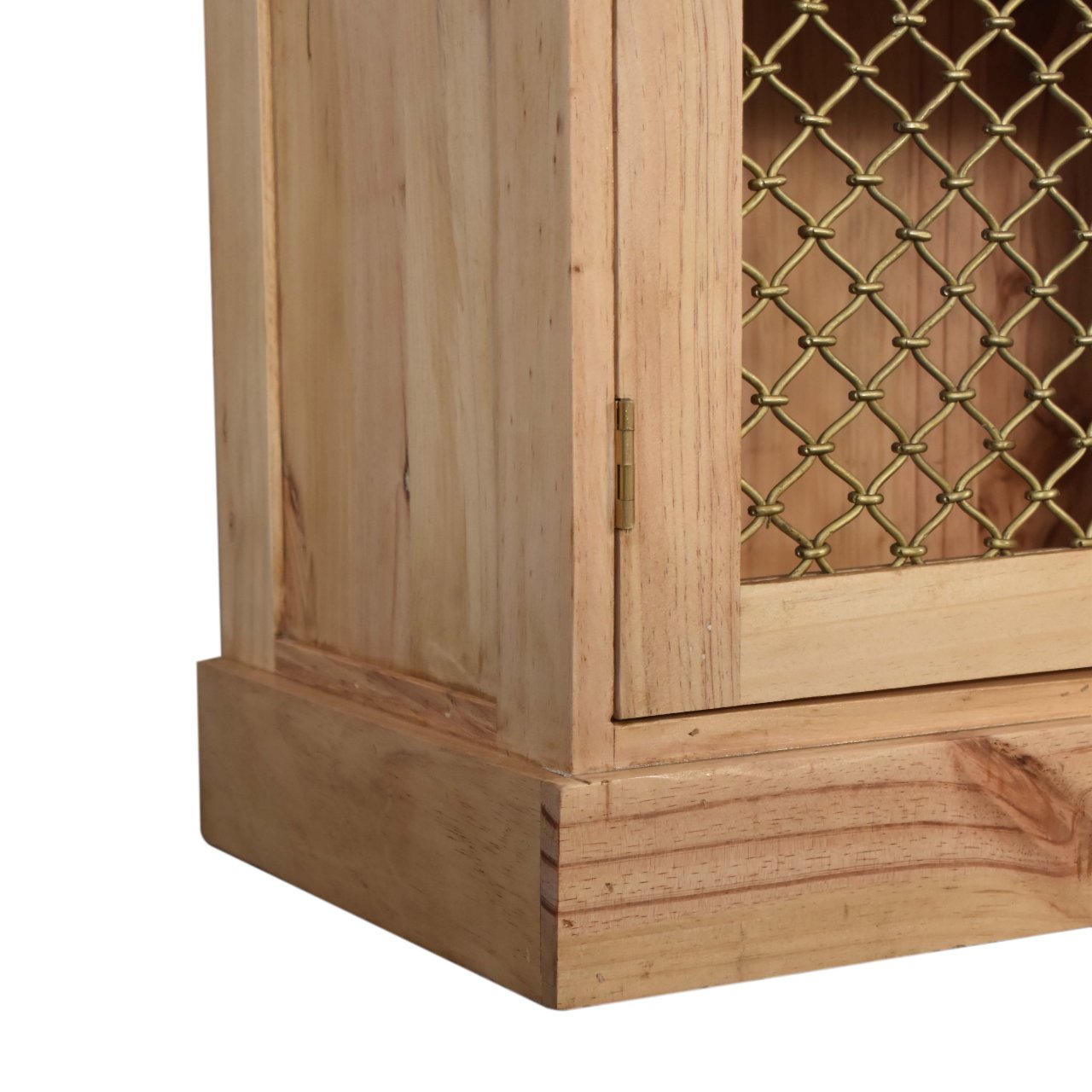 Caged Pine Cabinet