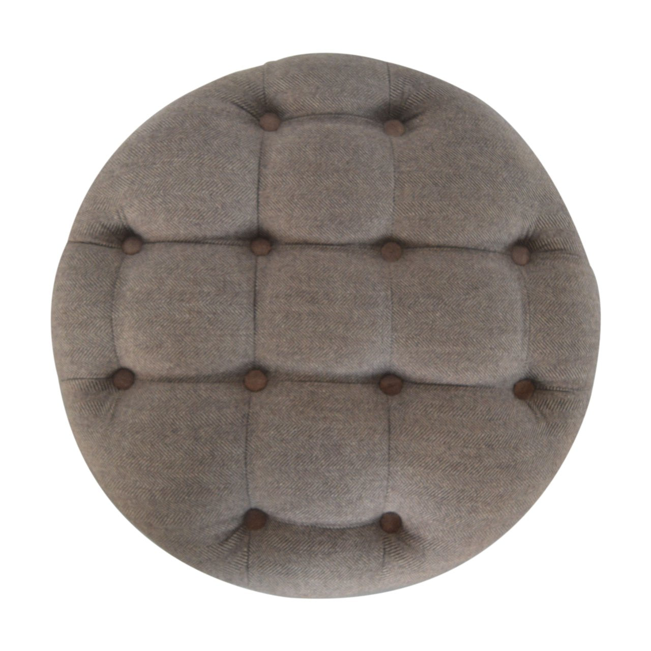 deep-button-round-checked-footstool-1at Willow and Wine!