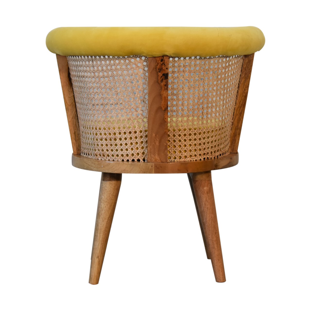 larissa-mustard-velvet-nordic-chair-2at Willow and Wine!