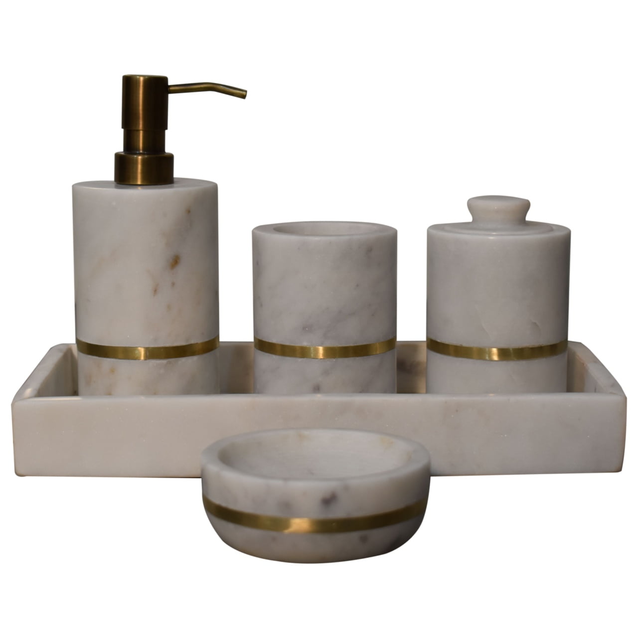 brass-inlay-bathroom-set-of-6at Willow and Wine!