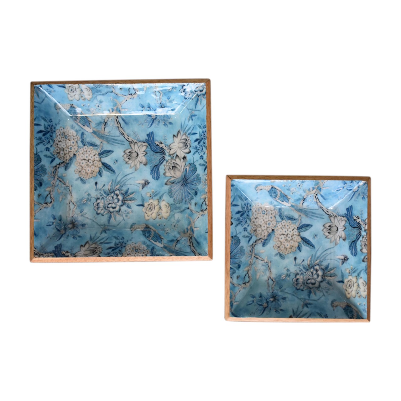 lacquered-blue-bird-platter-set-1at Willow and Wine!