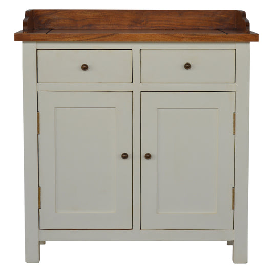 Country Two Tone Kitchen Cabinet