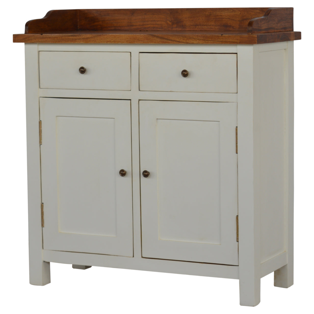 Country Two Tone Kitchen Cabinet