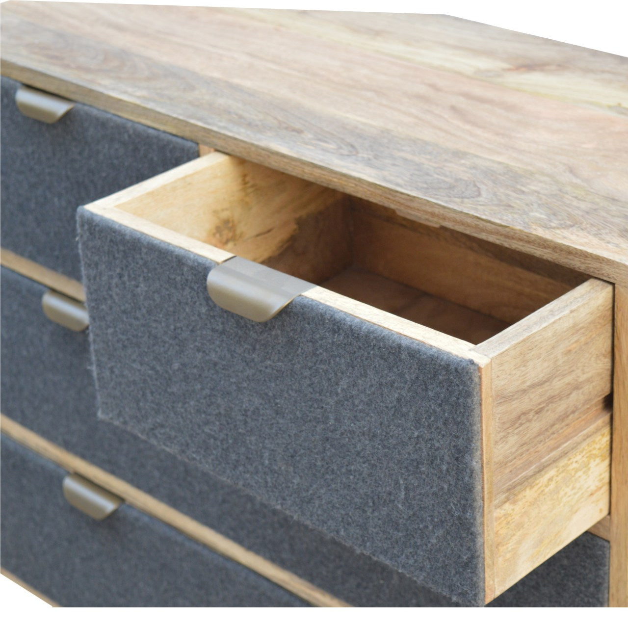 Grey Tweed Chest