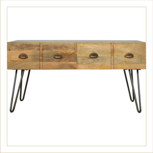 iron-base-coffee-table-with-2-drawers-copyat Willow and Wine!