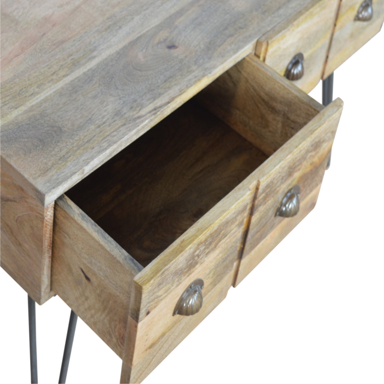 iron-base-coffee-table-with-2-drawers-copy-1at Willow and Wine!