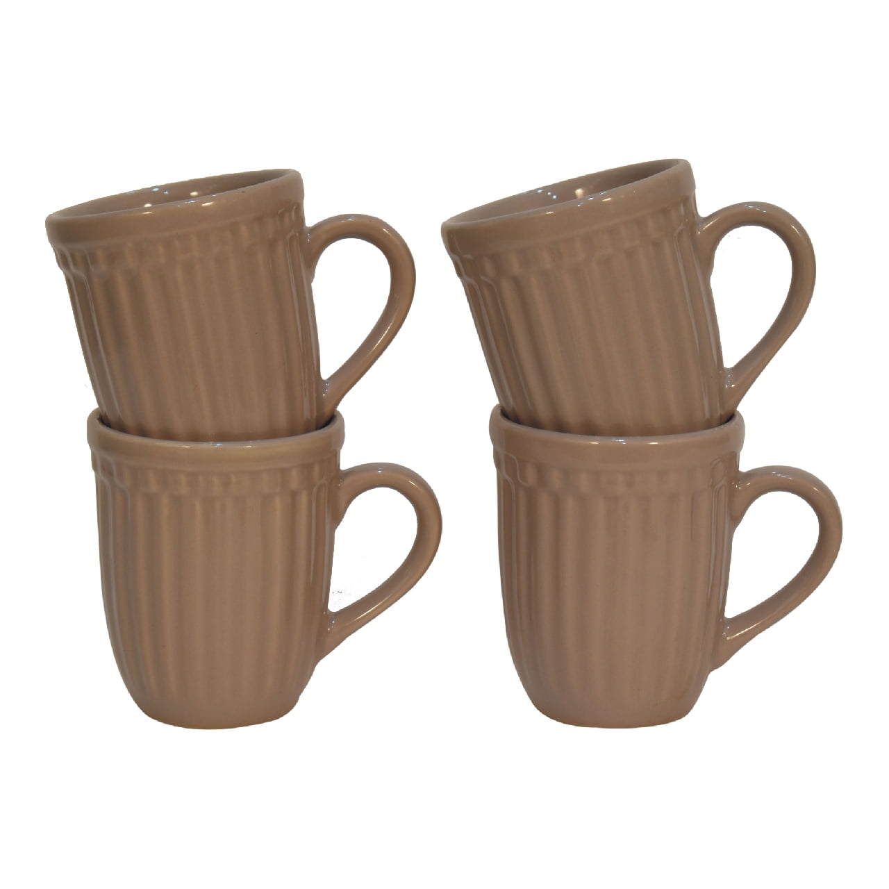 beige-ribbed-mug-set-of-6at Willow and Wine!