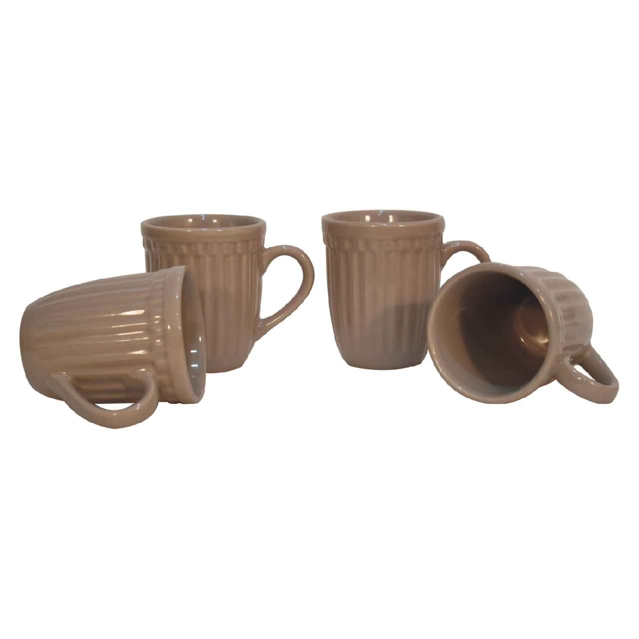 beige-ribbed-mug-set-of-6at Willow and Wine!