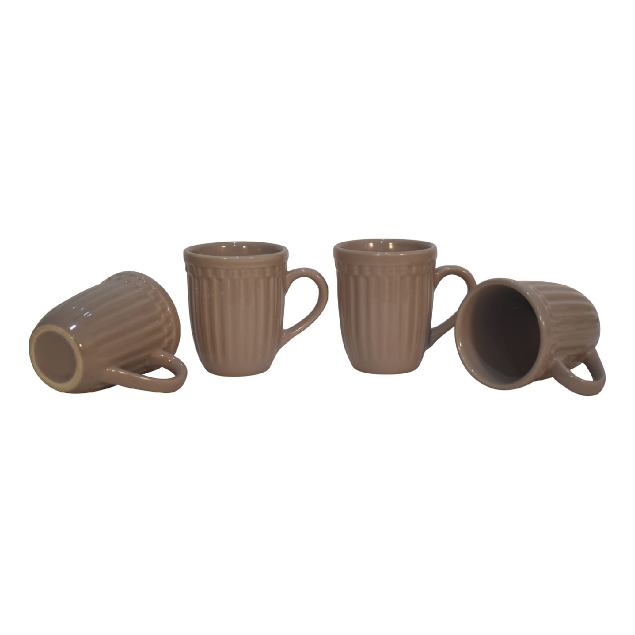 beige-ribbed-mug-set-of-6at Willow and Wine!