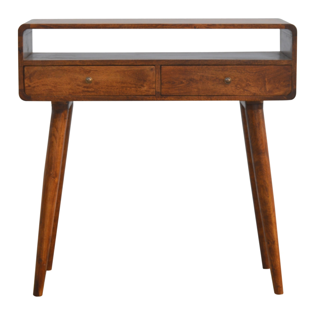 curved-chestnut-console-table-1at Willow and Wine!