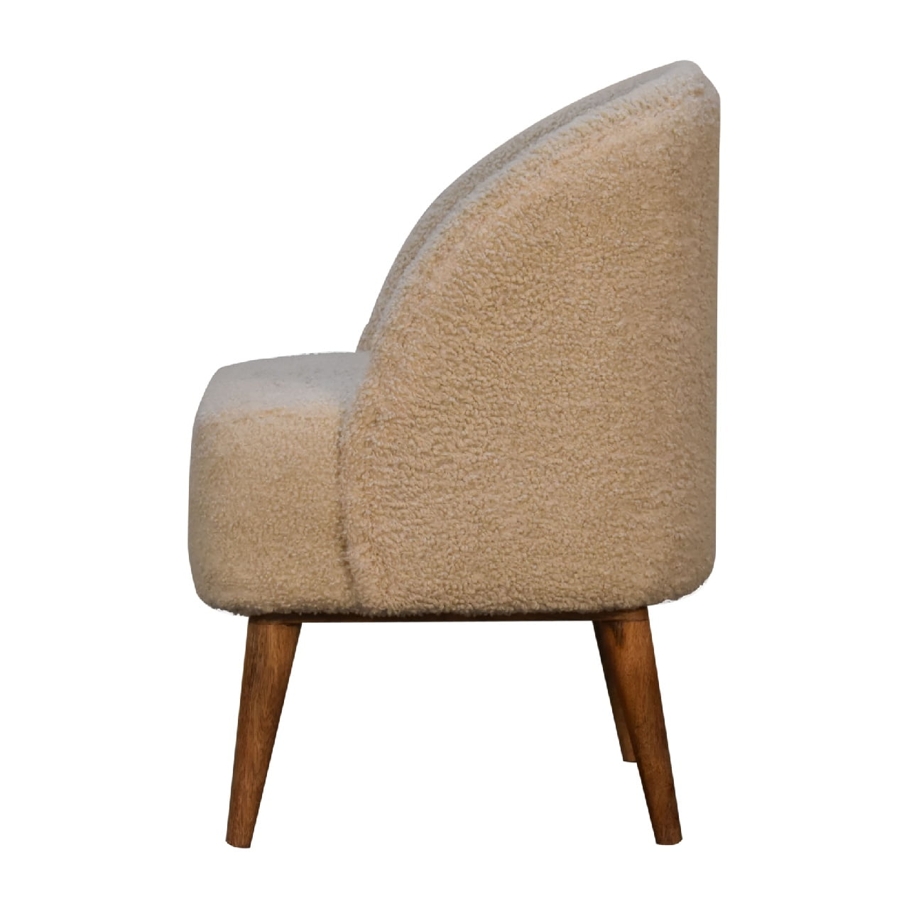 Cream Boucle Tub Chair