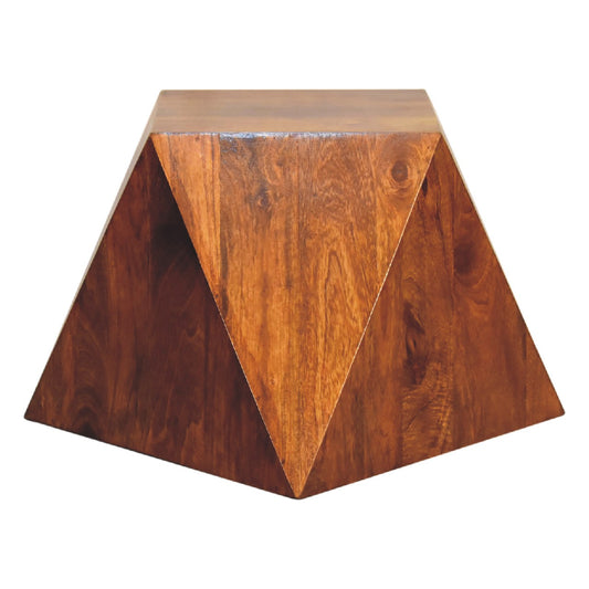 chestnut-abstract-end-table-1at Willow and Wine!