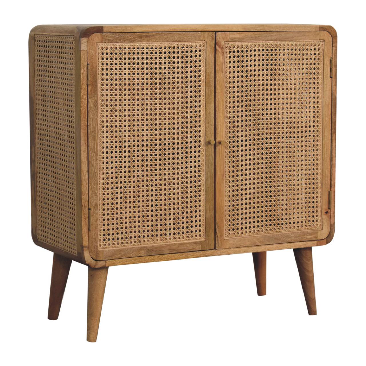 Larrisa Woven Storage Cabinet