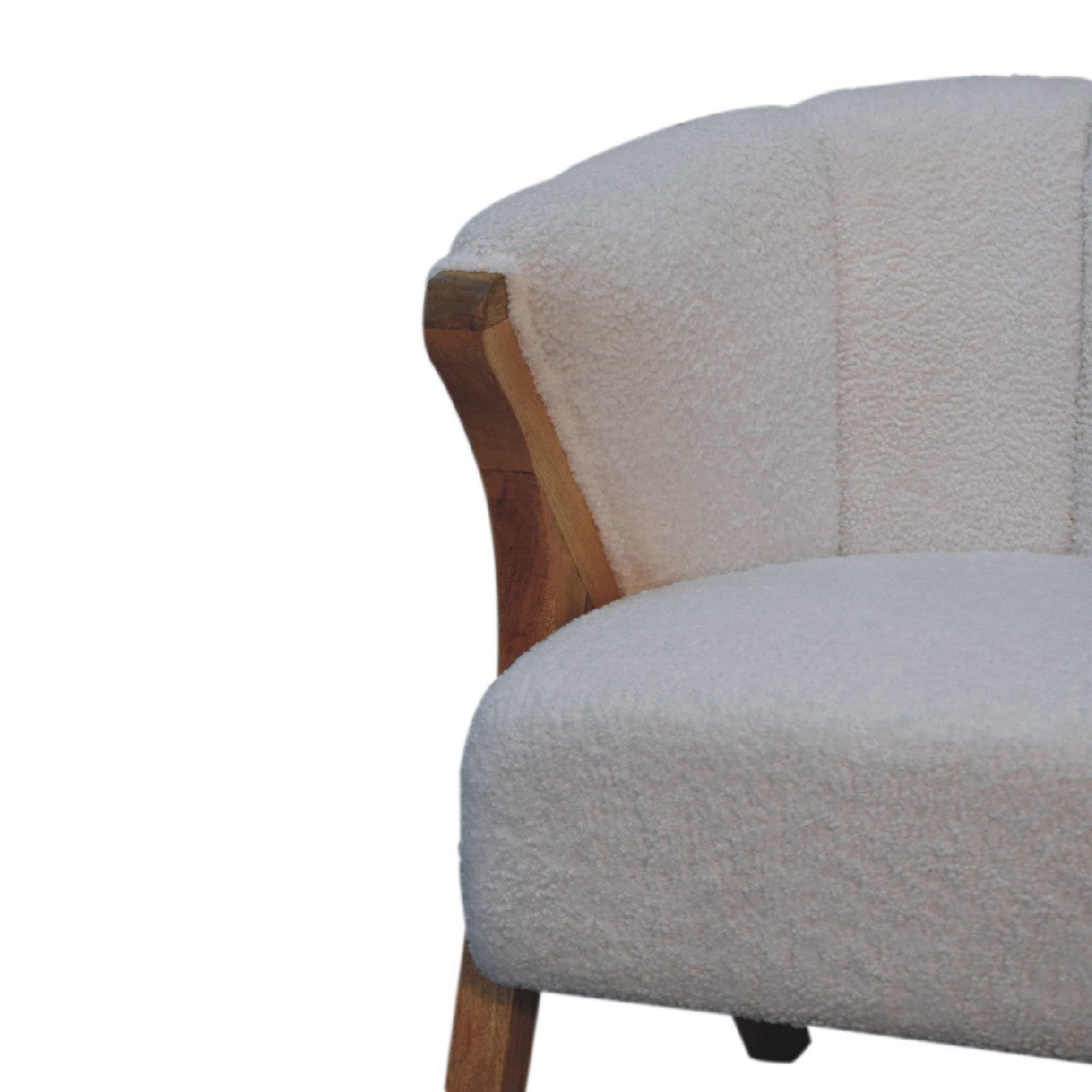 white-boucle-minimalistic-chairat Willow and Wine!