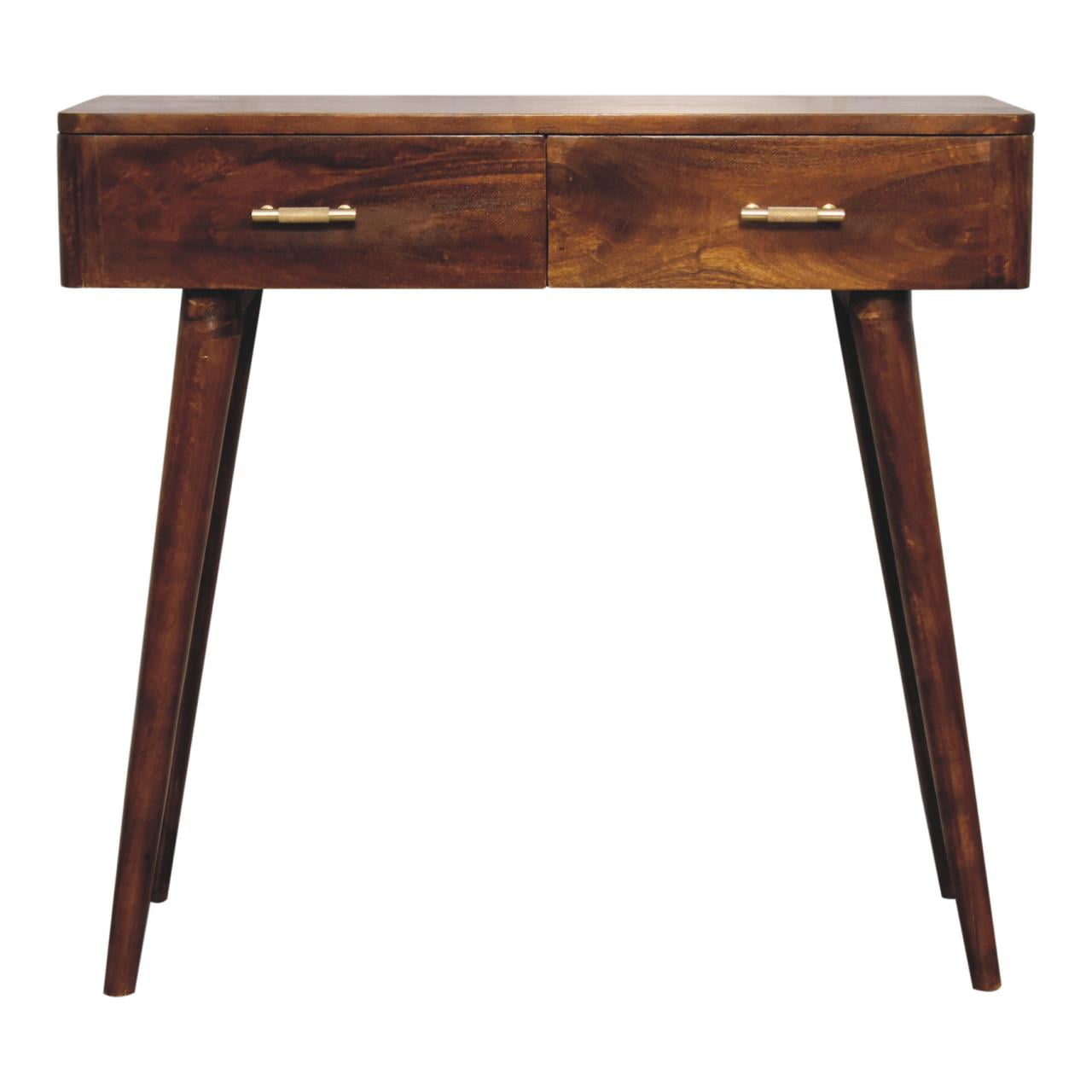 chestnut-t-bar-console-tableat Willow and Wine!