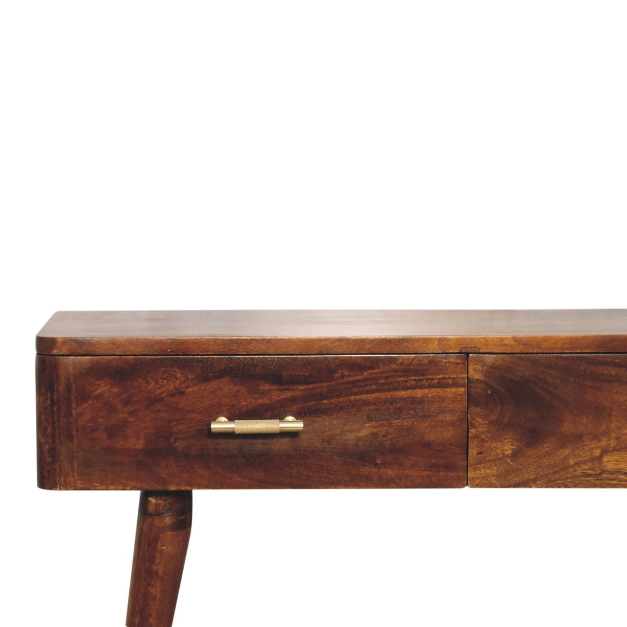 chestnut-t-bar-console-tableat Willow and Wine!