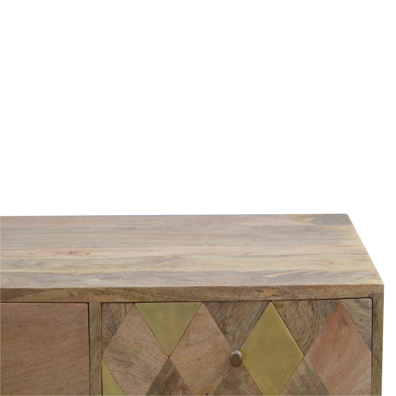 Oak-ish Gold Inlay Coffee Table