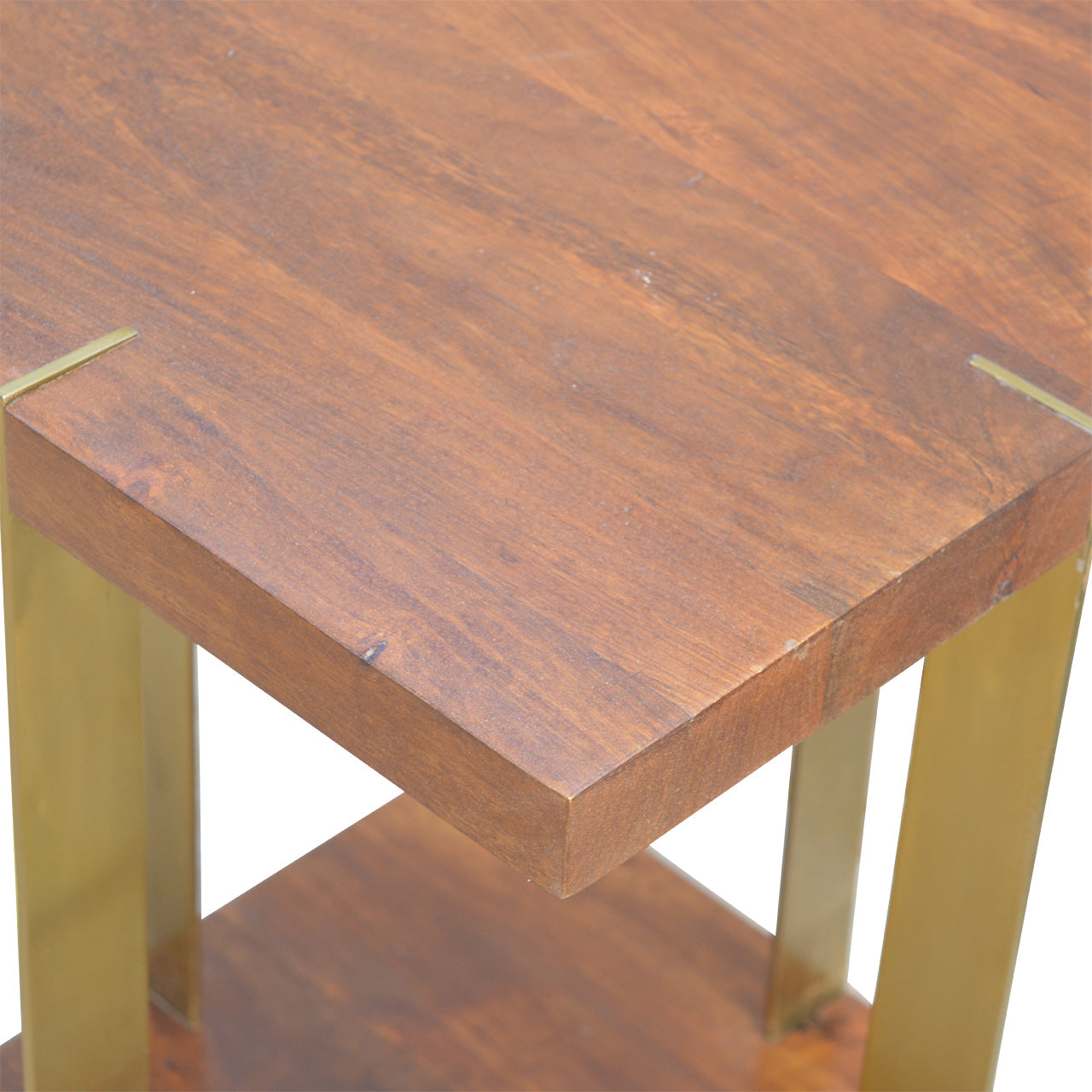 Open Panel Chestnut End Table