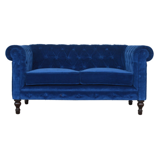 royal-blue-velvet-chesterfield-sofaat Willow and Wine!