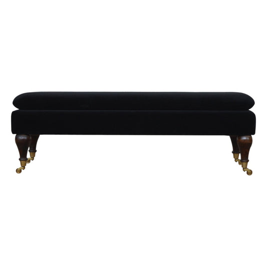 black-velvet-castor-bench-1at Willow and Wine!