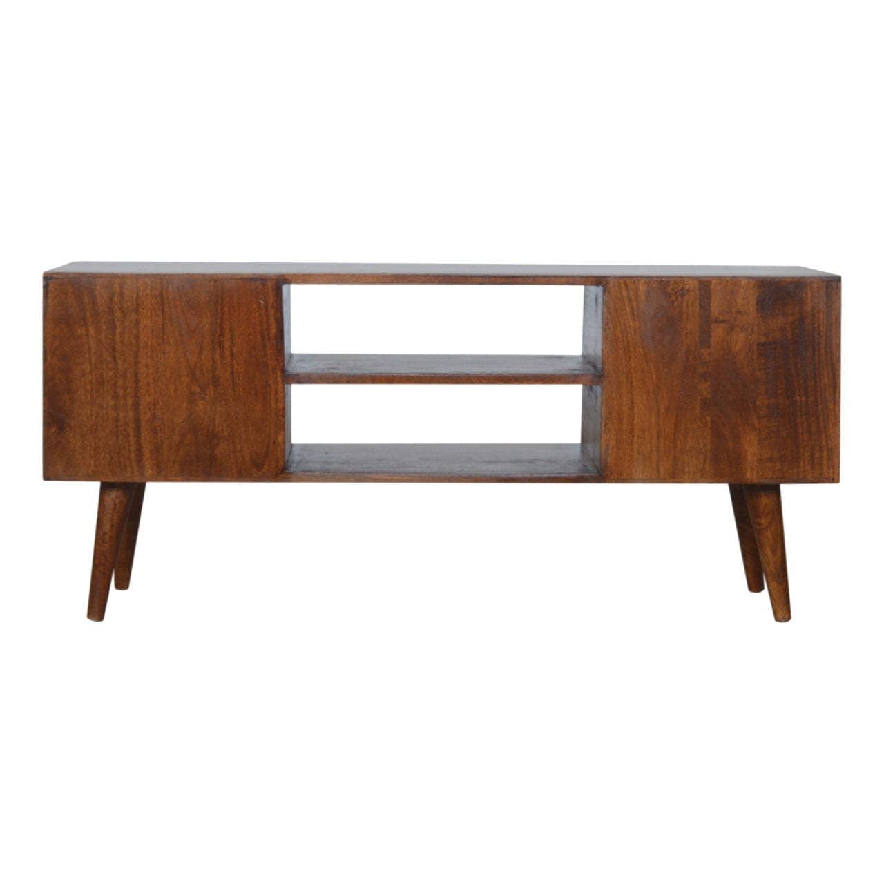 Chestnut Inlay Abstract TV Unit